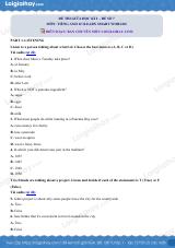 Đề thi giữa kì 2 Tiếng Anh 12 iLearn Smart World - Đề số 7